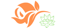 Vedic logo with Flower