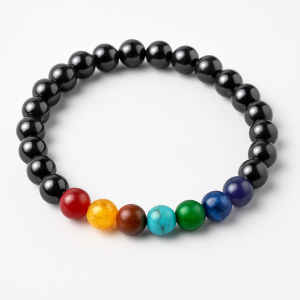 7 Chakara Pyrite Bracelet