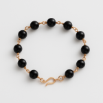 Handmade Karungali Wood & Copper Bracelet