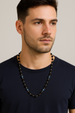 Karungali Evil Eye Silver Plated Mala 2