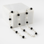 Karungali Sphatik Silver Plated Mala 2