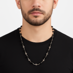 Karungali Sphatik Silver Plated Mala 3
