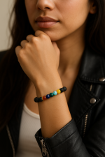 Lava Stone 7 Chakra Bracelet 4