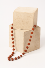 Silver Plated Rudraksha Mala 4
